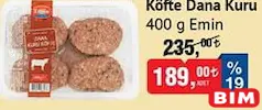 EMİN KÖFTE DANA KURU 400 G